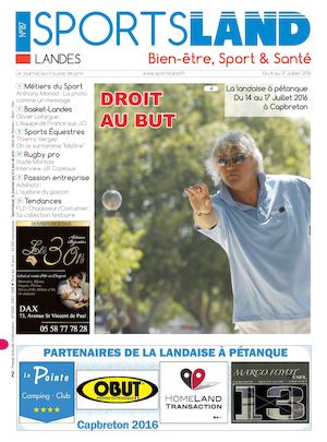 SPORTSLAND N°187 - 4 JUILLET 2016 - DAX
