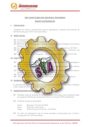 Bases - SALO Rindiendo Homenaje A La Patria (Consurso Interno).