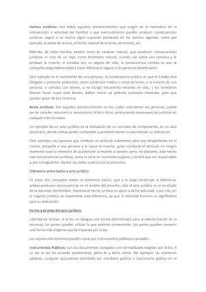 Hechos Jurídicos