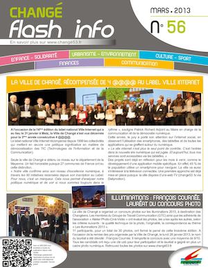 Flash info mars 2013