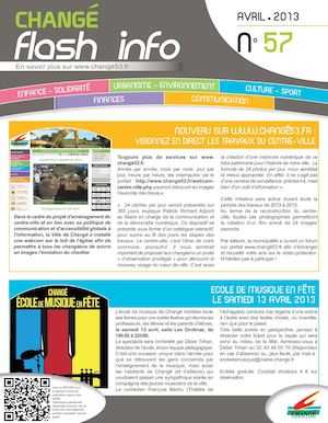 Flash info avril 2013