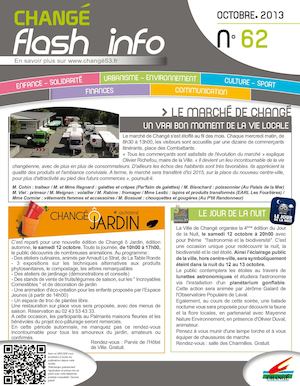 Flash info octobre 2013