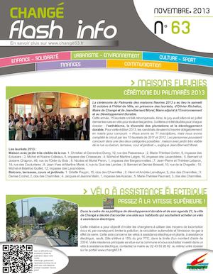 Flash info novembre 2013