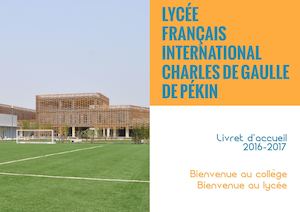 Livret Accueil 2016 2017 Secondaire