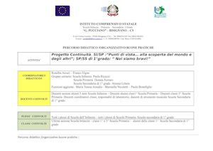Scheda Riassuntiva Progetto Continuità