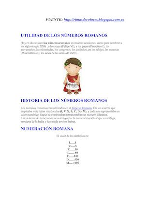 Numeros Romanos