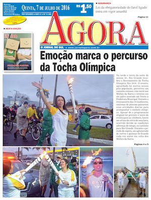 Jornal Agora - Edição 11490  - 7 de Julho de 2016