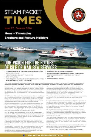 Steam Packet Times Issue 27 Summer 2016