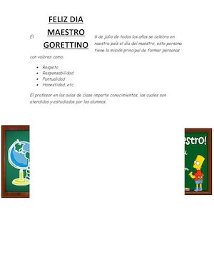 Afiche Día Del Maestro por Rafael Ñañaque