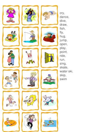 Action Verbs Images