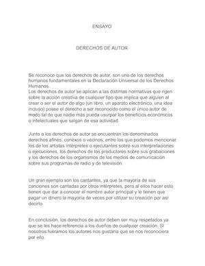 Ensayo