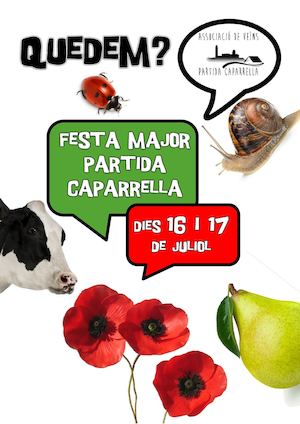 Diptic Festa Major Partida Caparrella