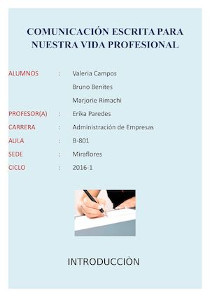 Trabajo Final Comunicacion Escrita