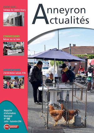 Anneyron Actualités N°132 Juillet 2016