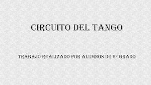 Circuito Del Tango