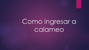 Como Ingresar A Calameo