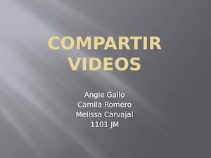Compartir Videos