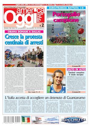 America Oggi 11 Luglio 2016