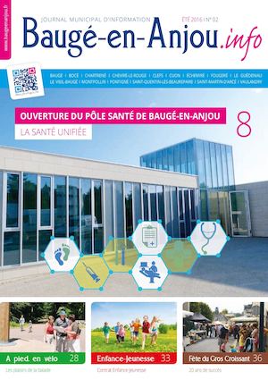 Journal Municipal De Baugé En Anjou N°2 Eté 2016