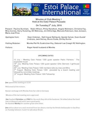 CM01 - 5th July 2016