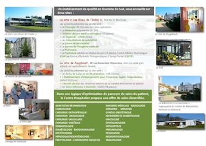 brochure de présentation Centre Hospitalier Paul Martinais de Loches