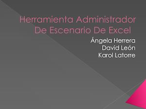 Herramienta Administrador De Escenario De Excel (1)