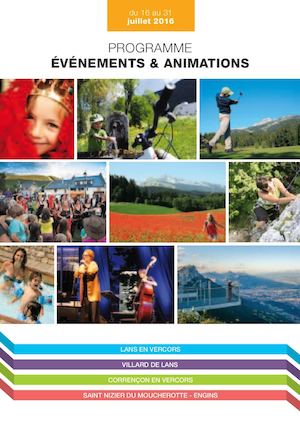 Programme Animation,Concerts du 16 au 31 juillet2016