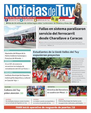 Noticias Del Tuy6 Edición Impresa 13 De Julio