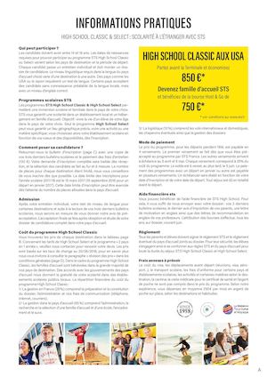 STS - High School Leaflet - France