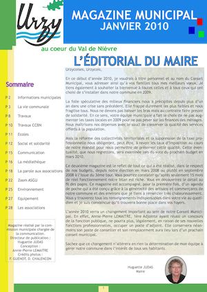 Magazine Municipal Janvier 2010