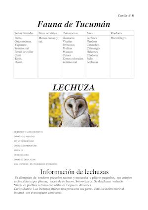 Fauma De Tucumán  1816 - 2016