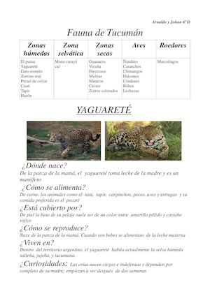 Fauna De Tucuman Pc 3