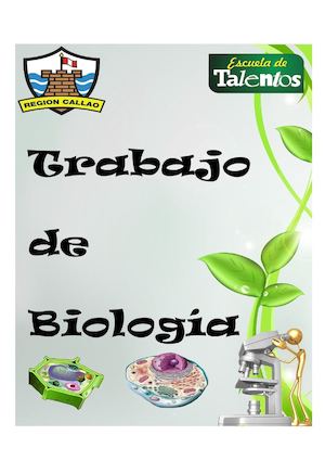 Trabajo De Biología ET
