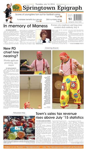 The Springtown Epigraph