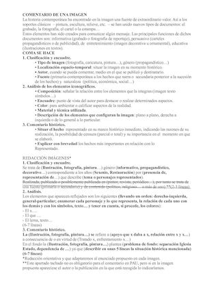 COMENTARIO DE UNA IMAGEN