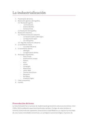 La Industrializacion