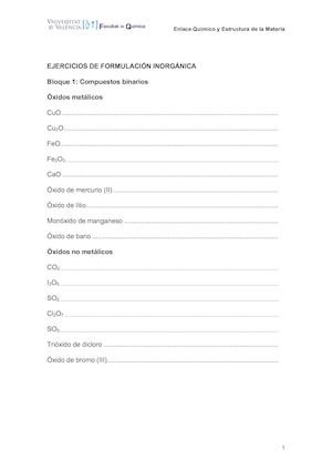 EJERCICIOS FORM INORG