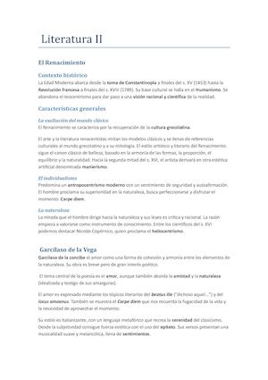 Literatura II