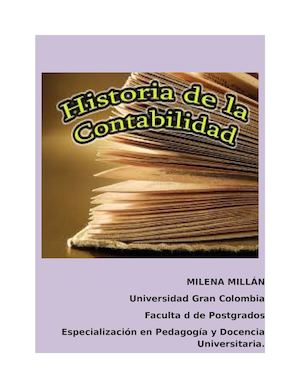 HISTORIA DE LA CONTABILIDAD