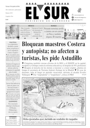 El Sur Viernes 15072016