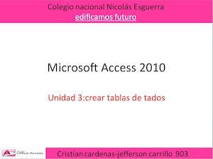 Microsoft Access 2010