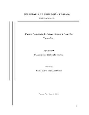 Portafolio de evidencias