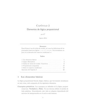Elementos de Logica Proposicional