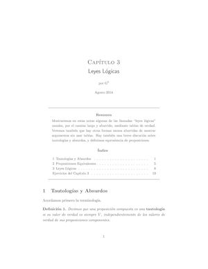 Leyes Logicas