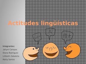 Actitudes Lingüísticas