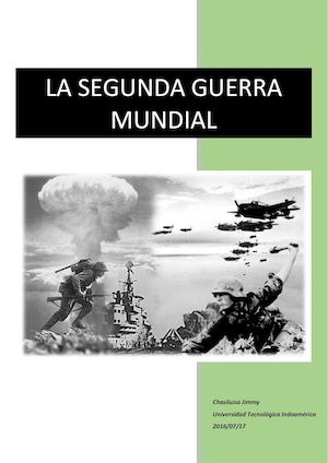 La Segunda Guerra Mundial En Profundidad