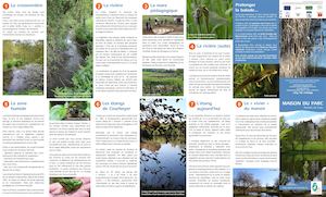 Carte du sentier de l'eau à la Maison du Parc