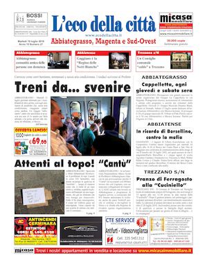 L'eco della città del 19 luglio 2016