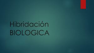 Hibridación Biologica