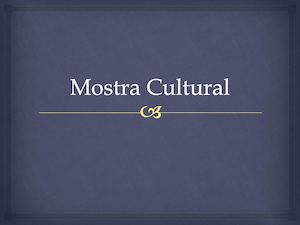 Mostra Cultural